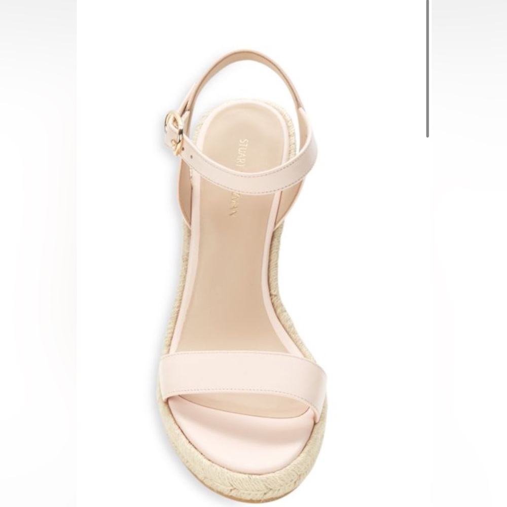 STUART WEITZMAN
Teddi Espadrille Wedge Heel Sandals size 8.
